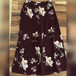 Lauren Conrad Runway Floral Slacks